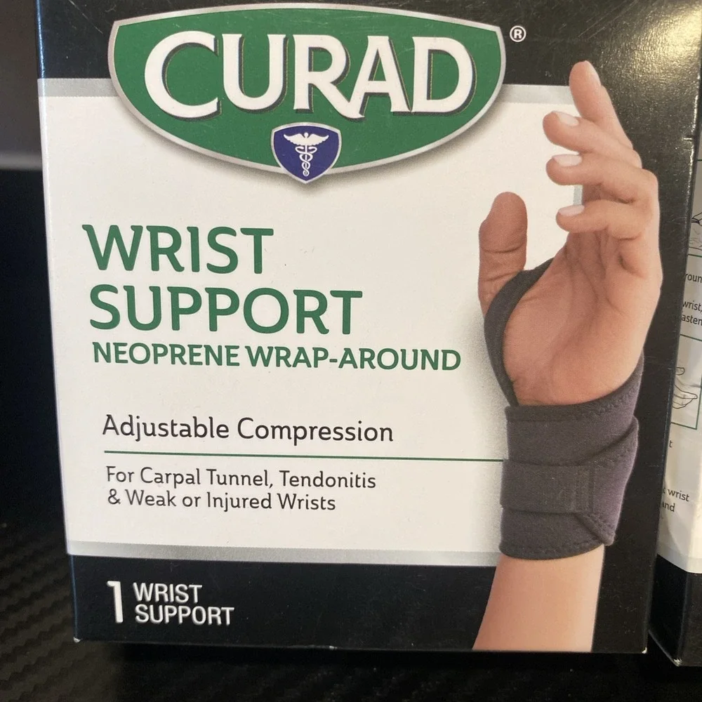 2x Curad Performance‎ Series Wrist Support Neoprene New Box